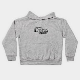 Japanese Classic Cars Kids Hoodie